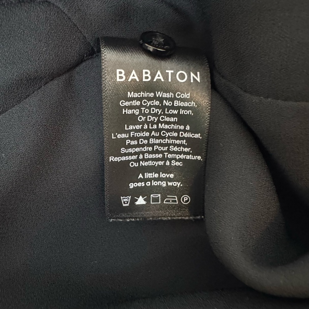 Babaton Arsha Mini Shift Dress in Black Women’s Size 0 - Picture 9 of 10